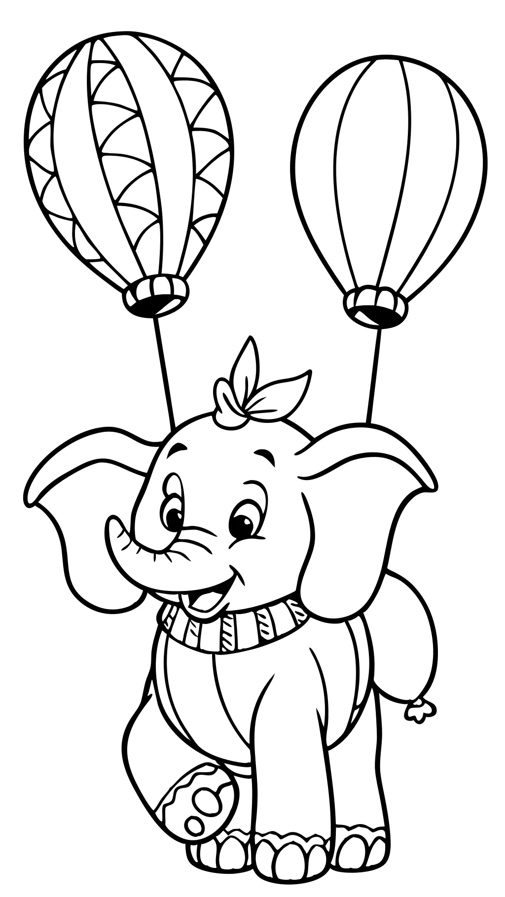 páginas para colorear dumbo